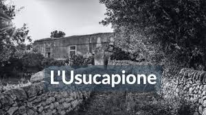 usucapione