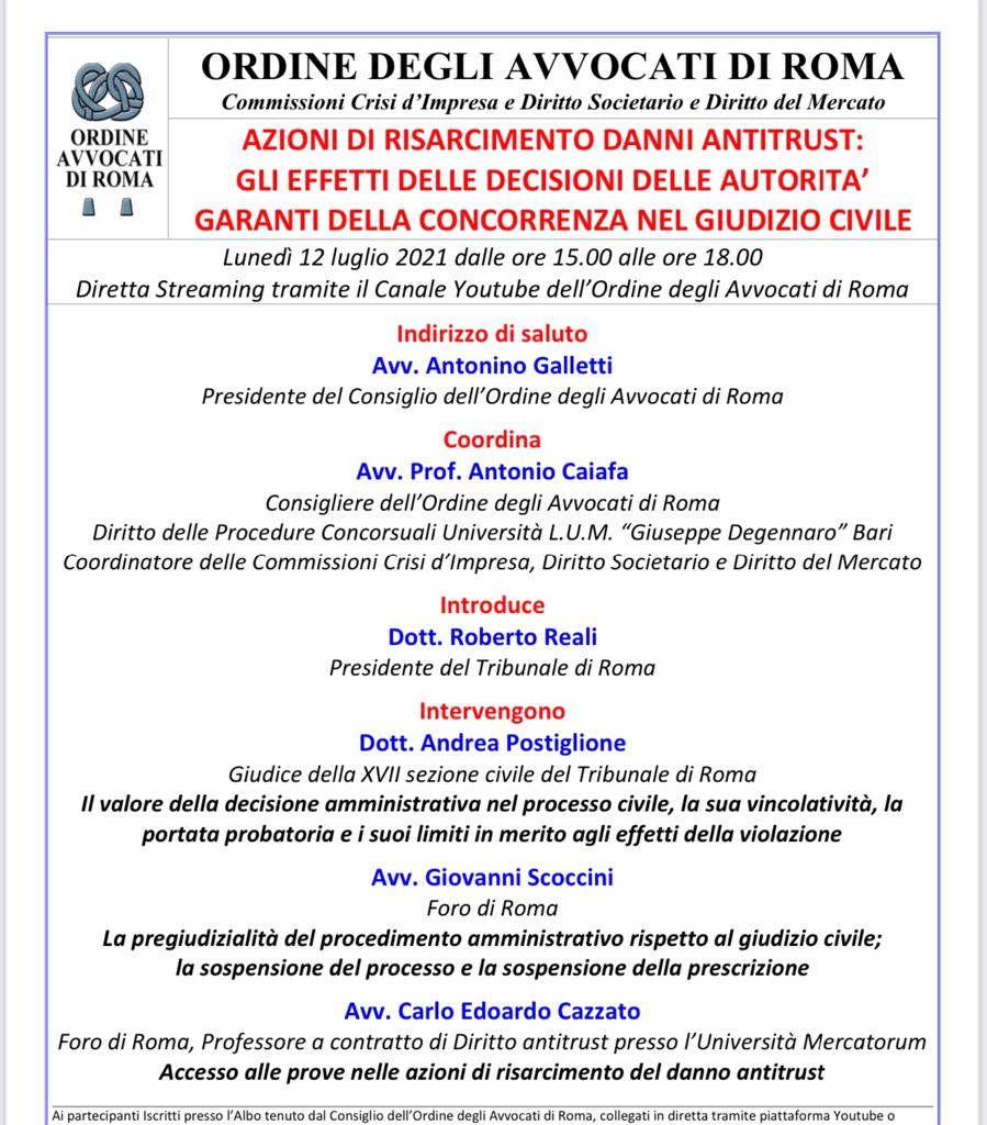 convegno COA Roma